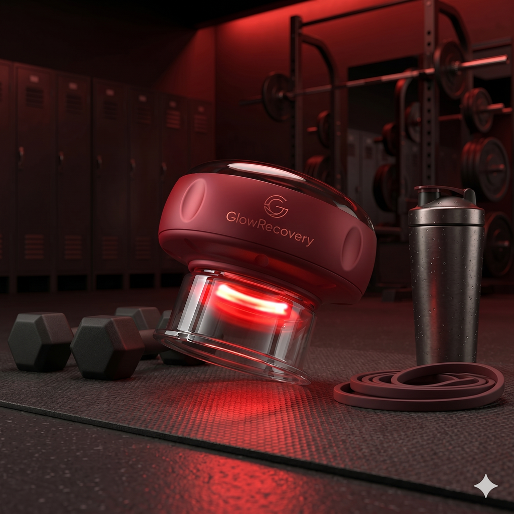 GlowRevive Red Light Recovery Massager | Deep Muscle Relief in 20 Minutes