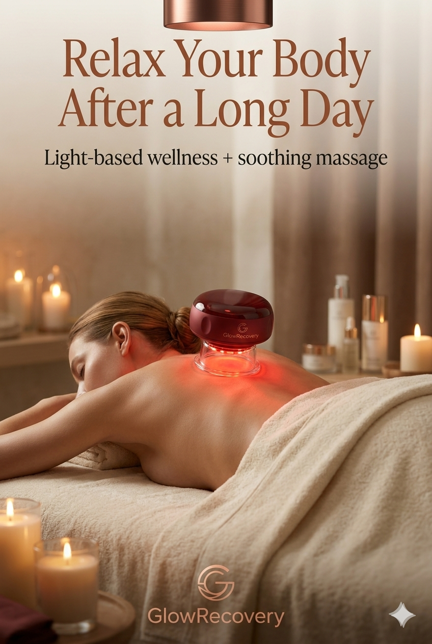 GlowRevive Red Light Recovery Massager | Deep Muscle Relief in 20 Minutes